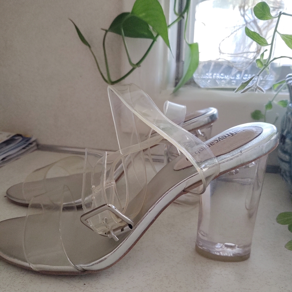 Clear Jeffrey Campbell heels